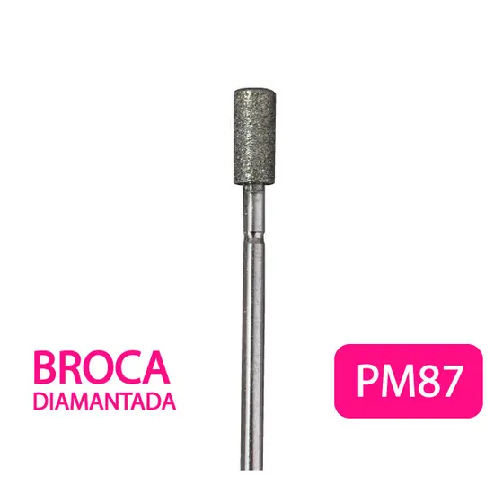 Broca Diamantada PM87 Para Micromotor E Lixadeira