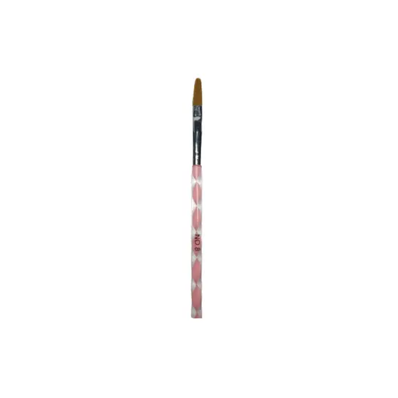 Pincel Acrílico  nº 8 Rosa- Alongamento de unha acrílica e porcelana
