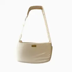 Bolsa Pet Luna Bege G Canguru Lateral Pet Cães Cão Cachorro Gato