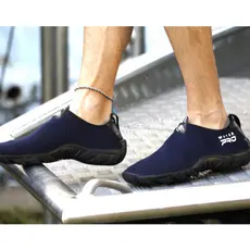 Sapatilha Aquática Esportes Pesca Camping Trilha Lazer - Microfuros - Bad Fish - Azul