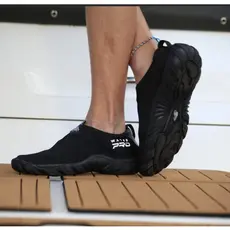 Sapatilha Aquática Esportes Pesca Camping Trilha Lazer - Microfuros - Bad Fish - Preto