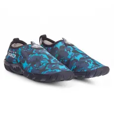 Sapatilha Aquática Esportes Pesca Camping Trilha Lazer - Bad Fish - Verde Água e Chumbo 220SH