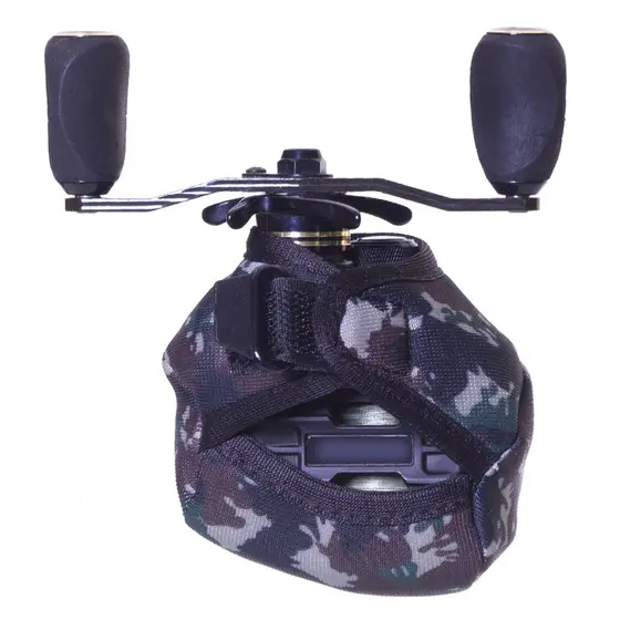 Capa Proteção para Carretilha/Molinete Esporte Pesca Bad Fish Camuflado