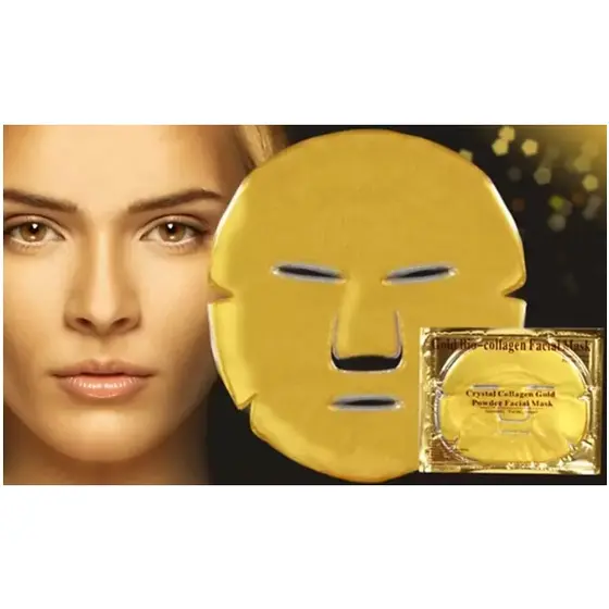 Kit c/ 5 - Máscara Facial Ouro Vitamina C, Colágeno  Filtro Solar Hidratante e  Anti-envelhecimento