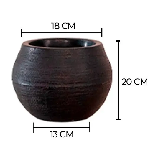 Vasos  de plantas decorativo reciclável em polietileno, Esfera  Código 108