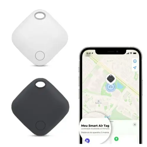 Tag Smart GPS  Rastreador Bluetooth - Localizador smart para Iphone - Dispositivo  Rastreamento De Objetos - Anti-Perda