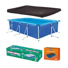 Piscina Mor Com Capa Retangular 6200 Litros Estruturada Premium