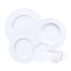 Jogo de Jantar Maria Augusta em Porcelana 20 Peças Tramontina