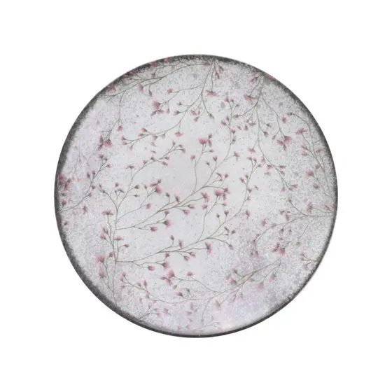 Prato Sobremesa em Porcelana Decorada Floralis 19cm Tramontina