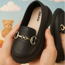 Mocassim Oxford para Menina Moderno 2 Opções de Cores Aplique ABS