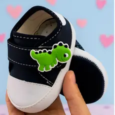 Tênis Velcro Coleção Nova Menino Com Aplicação Emborrachado
