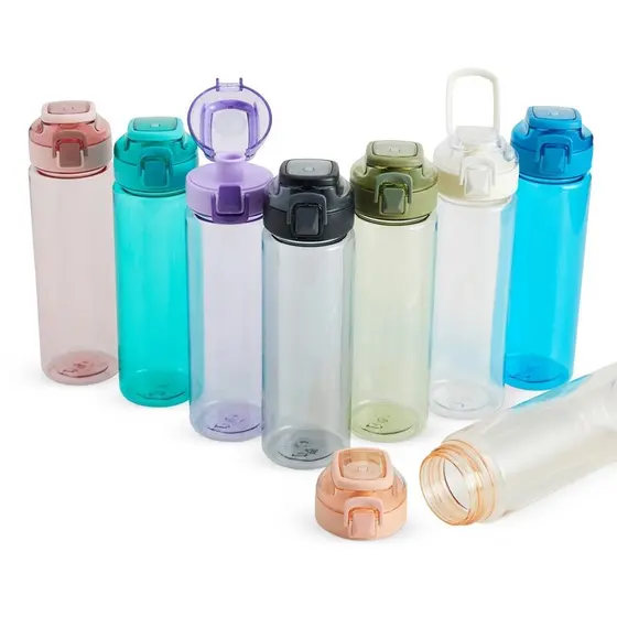 Garrafa Squeeze Plástico 700ml Lançamento Praticidade e Elegância