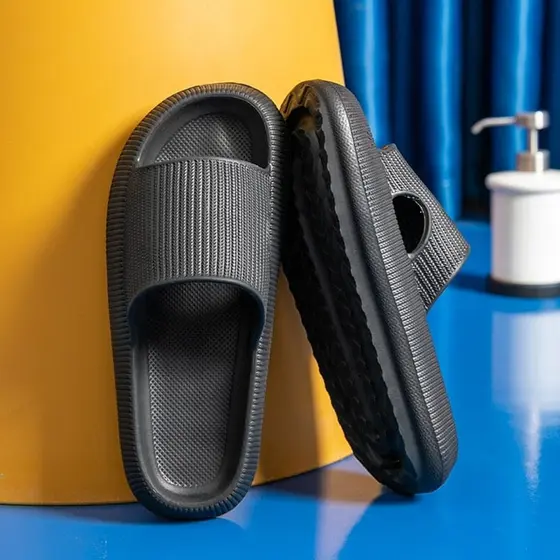 Chinelo Slide Nuvem Feminino Ortopedico Anatomico Plataforma em Micro Expandido