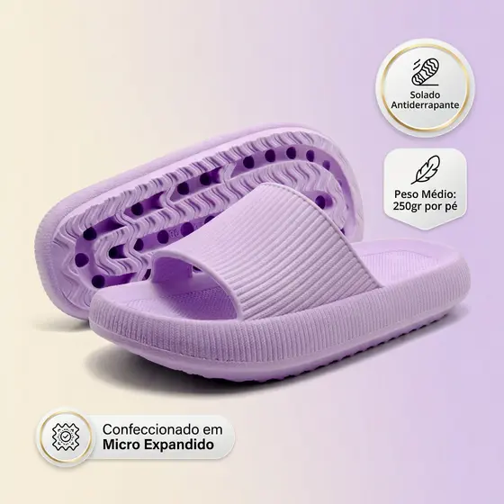 Chinelo Nuvem Slide Feminino Ortopédico Slide Micro Expandido Envio Imediato