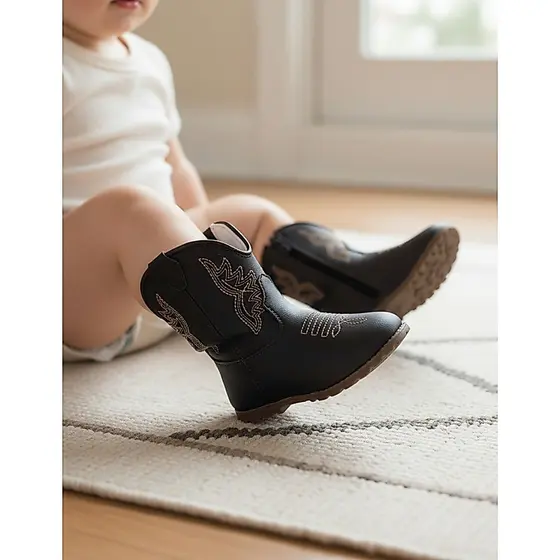 Bota Cano Alto Bebê Botinha Infantil Country  Caipira Roça Envio Imediato FARMFUN