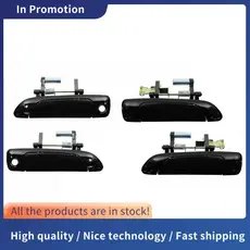 Conjunto De Maçanetas Externas , 4 Unidades , Acessórios Para Carro , Preto , Novo ABS Honda Civic 2001-2005