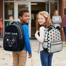 Mochila escolar Grande 16 Vários Modelos para menino menina criança costas alça reforçada acolchoada