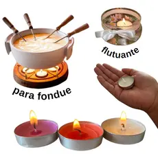 Mini vela em suporte rechaud colorida flutuante decoração spa mesa posta presente lembrancinha festa