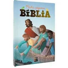 Minha Pequena Bíblia Livro Infantil Cristão para Evangelização de Crianças Capa Dura Ilustrado