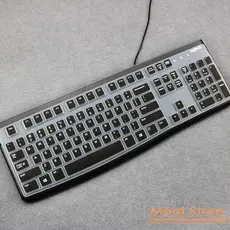 Para Logitech MK120 K120 MK 120 K120 Capa De Poeira Filme Silicone À Prova Mecânico Sem Fio Desktop Teclado Protetor