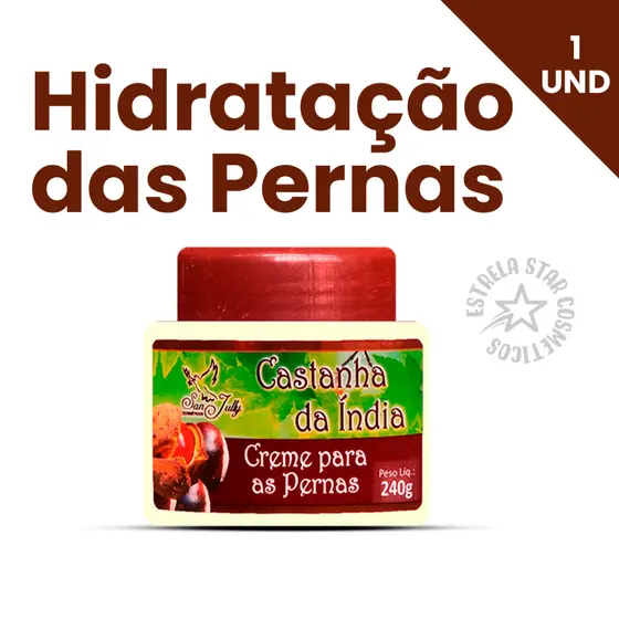 Creme Castanha da India para varizes e má circulação 240g Sanjully