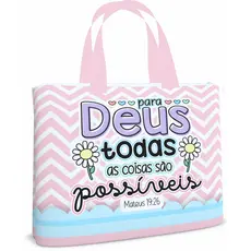 Bolsinha Porta Bíblia_Necessaire_30x20_Versículo Bíblico
