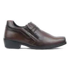 Bota Social Masculina Conforto Zíper Lançamento