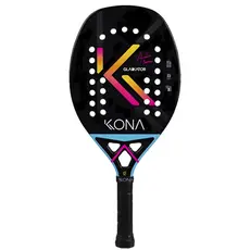 Raquete Beach Tennis Kona Gladiator André Baran 2025 Carbono 3K  Profissional Com Capa EVA Soft Spin Controle Potência