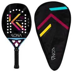Raquete Profissional Beach Tennis Kona Gladiator 2025 Controle Potência Carbono 3K Premium  Com Capa Exclusiva EVA Soft