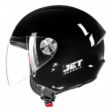 Capacete Moto Aberto Fly F17 F-17 Hg Jet Classic Masculino Feminino Preto C/ Selo Inmetro