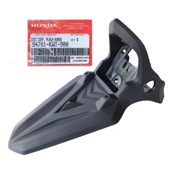 Paralama Suporte Placa Xre 300 2010 2011 2012 2013 2014 2015 2016 2017 2018 Traseiro Original Honda