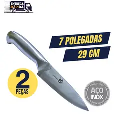 Faca Peixeira 7” Profissional – Top Qualidade para Açougue, Churrasco, Chefs e Cozinha Gourmet com Corte Afiado