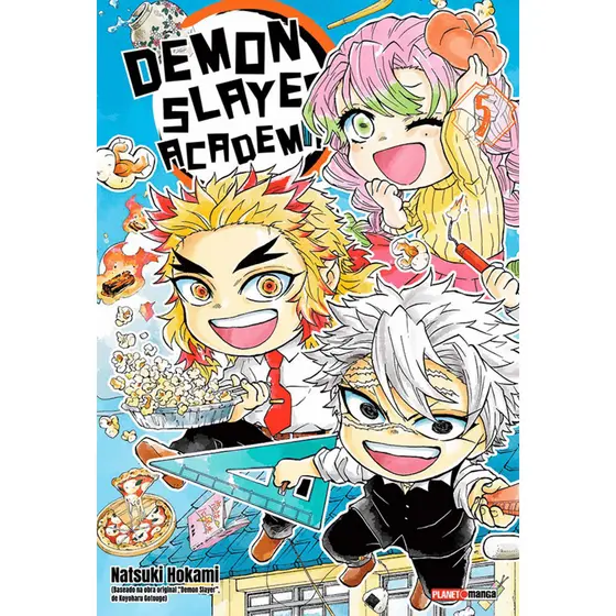 Mangá - Demon Slayer: Academia 05 - Novo/Lacrado