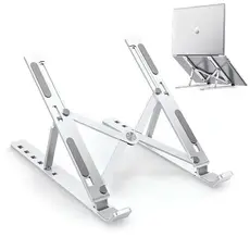 Laptop Suporte Base Notebook Tablet Alumínio Dobrável Portátil