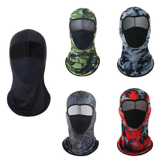 Balaclava Proteção Uv Máscara De Ciclismo De Pesca Capacete Facial Esportes Ao Ar Livre