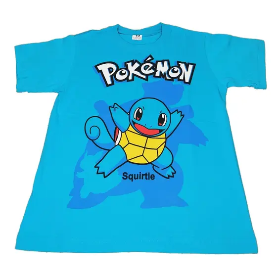 Camiseta infantil Juvenil Pokémon Squirtle Ash Charmander Bubassauro Piicachu  Promoção 100% Algodão !