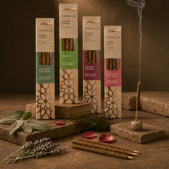 Incenso Nirvana Premium - 100% natural - Artesanal