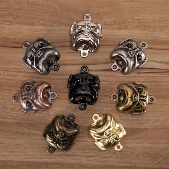 Abridor de Garrafa Parede Bulldog Cachorro Decoração Artesanato Pet + Parafusos