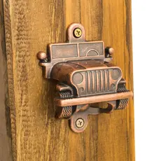 Abridor Garrafa Cerveja Parede Jeep Carro Metal Decoração Colecionador Personalizado + Parafusos