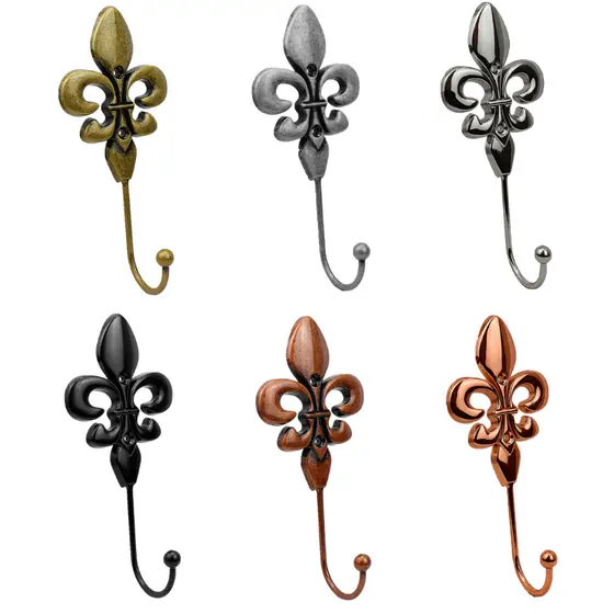 Gancho Longo Stradivari Suporte Cabide Decoração Pendurar Roupas Toalhas 1 Peça + Parafusos