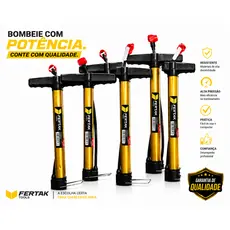 Kit Com 5 Unidades De Bomba De Ar para Encher Pneu de Bike Com 30Cm