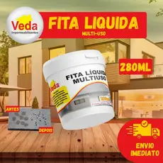 Impermeabilizante invisível liquido 280 Ml Fita liquida multiuso, Box Pia Ralo Trinca Telha Vaso