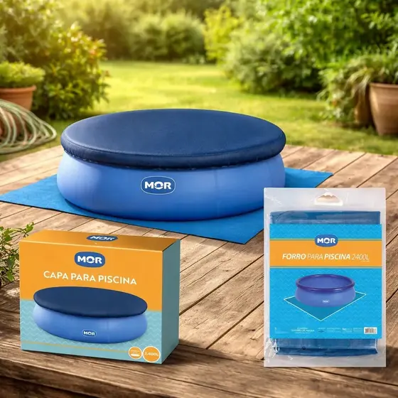 Kit Capa + Forro para Piscina Inflável 2400l - MOR