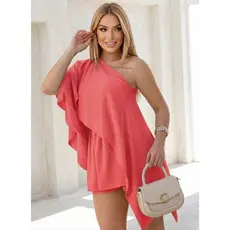 Conjunto Feminino 3 Peças Duna Short Saia Capa Boho e Top Confortável Dia a Dia