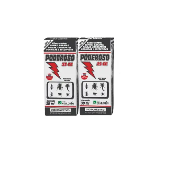 KIT 2 UN - Poderoso 30ml Kelldrin Contra Formiga Escorpião Barata aranha pulga carrapato Cupim concentrado