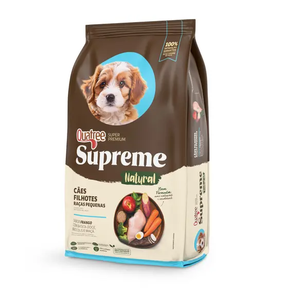 Ração Quatree Supreme Cães Filhotes Raças Pequenas 1kg