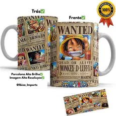 Caneca Monkey D Luffy Gear 5 Anime Xicara Personalizada