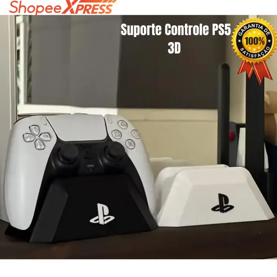 Suporte para Controle Playstation 5 PS5 DualSense - Suporte 3D