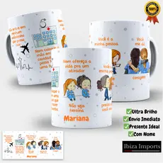 Caneca Personalizada Greys Anatomy Você é Minha Pessoa Com Nome | Presente Criativo Porcelana 325ml