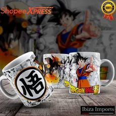 Caneca Dragon Ball Z Goku Personalizada Xicara Anime Porcelana Vários Modelos